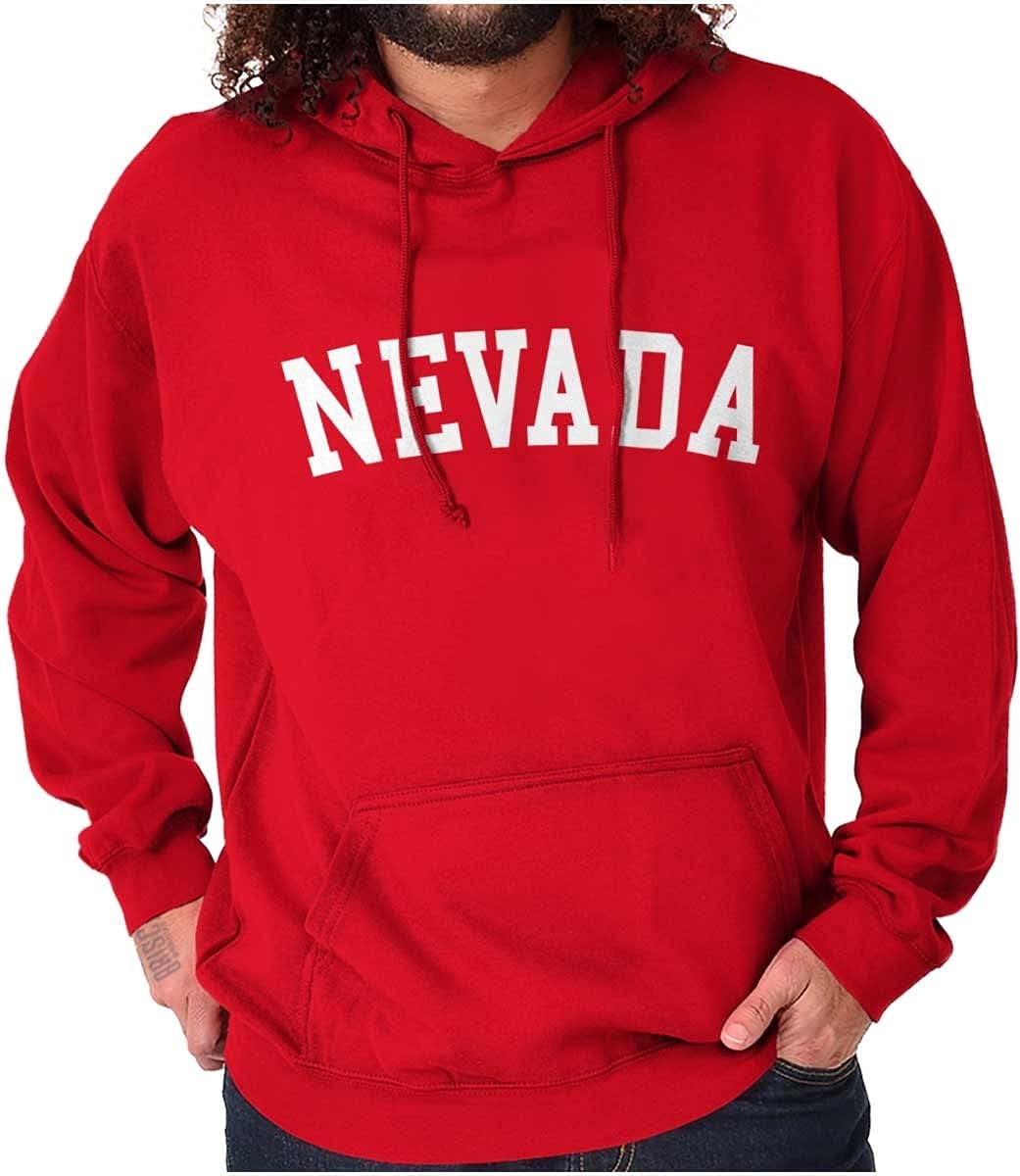 image:imageUSA State Simple Traditional Classic Hooded Sweatshirt Women MenRed