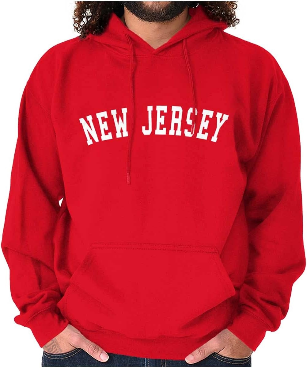 image:imageUSA State Simple Traditional Classic Hooded Sweatshirt Women MenRed
