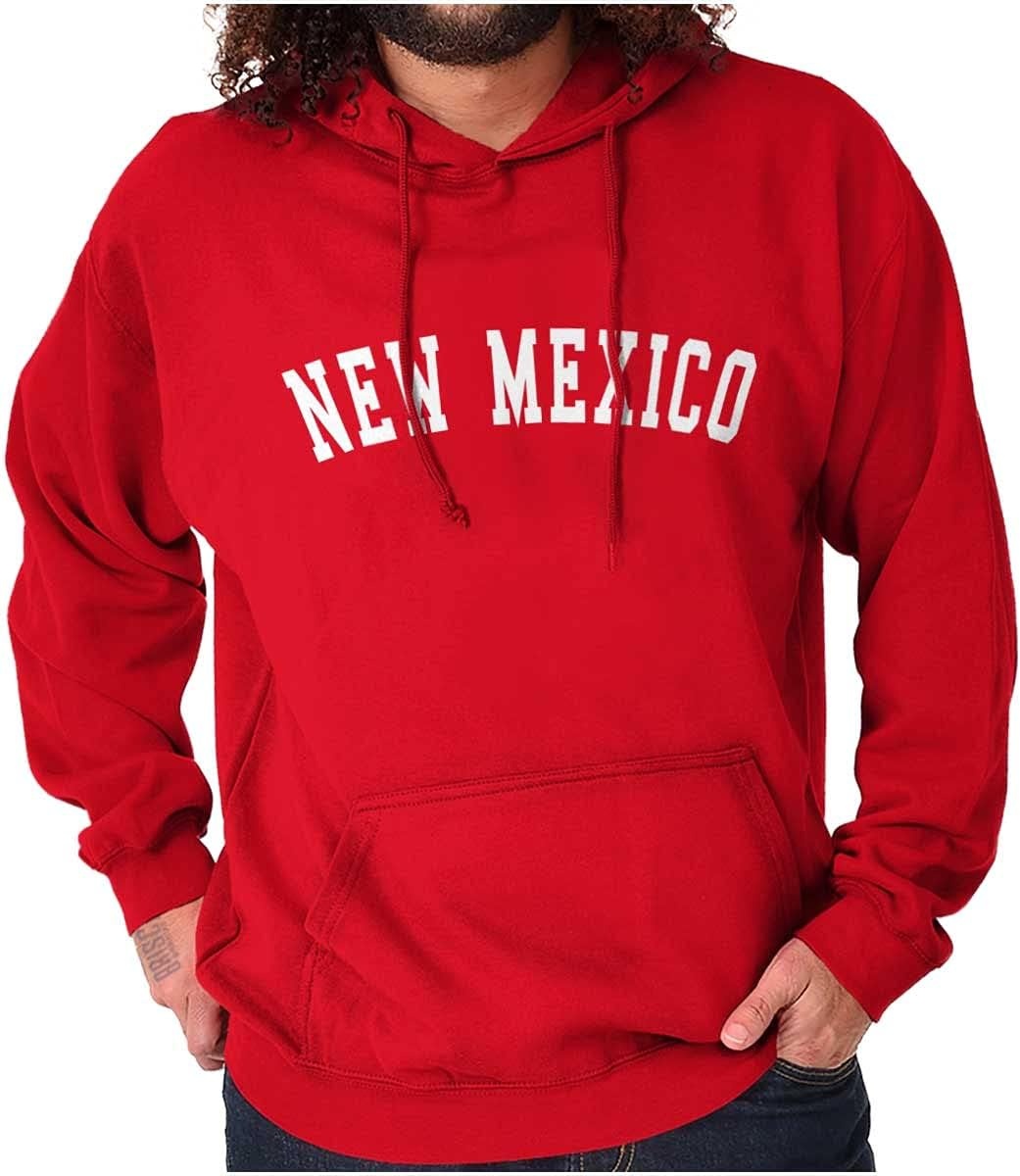 image:imageUSA State Simple Traditional Classic Hooded Sweatshirt Women MenRed