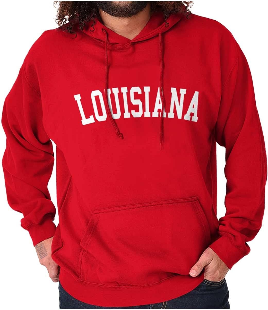 image:imageUSA State Simple Traditional Classic Hooded Sweatshirt Women MenRed