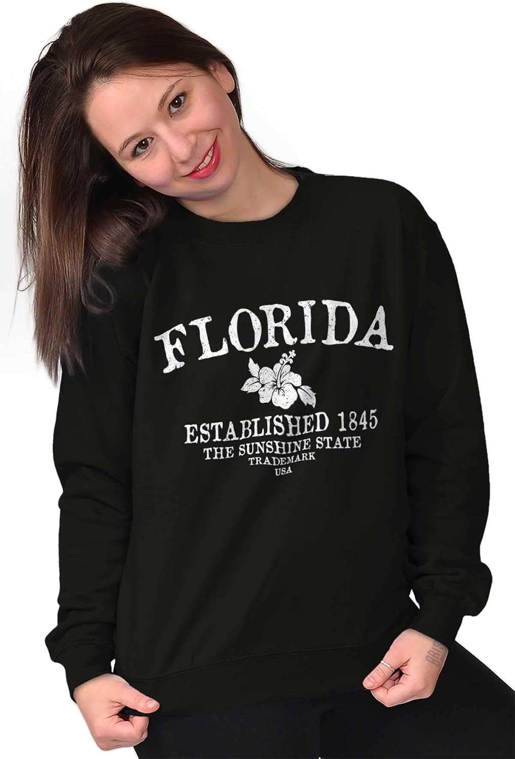 image:imageUSA State Vintage Established Date Sweatshirt for Men or WomenBlack