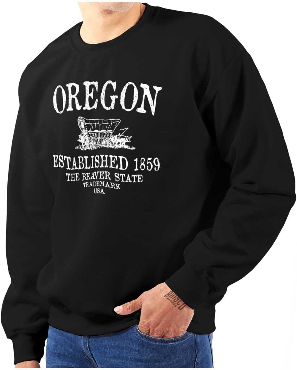 image:imageUSA State Vintage Established Date Sweatshirt for Men or WomenBlack