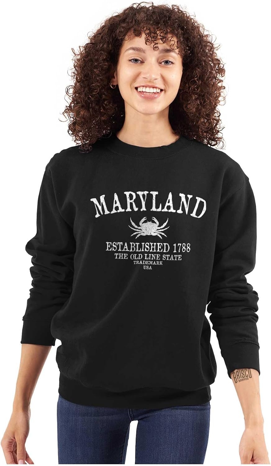 image:imageUSA State Vintage Established Date Sweatshirt for Men or WomenBlack