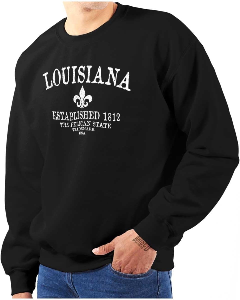 image:imageUSA State Vintage Established Date Sweatshirt for Men or WomenBlack