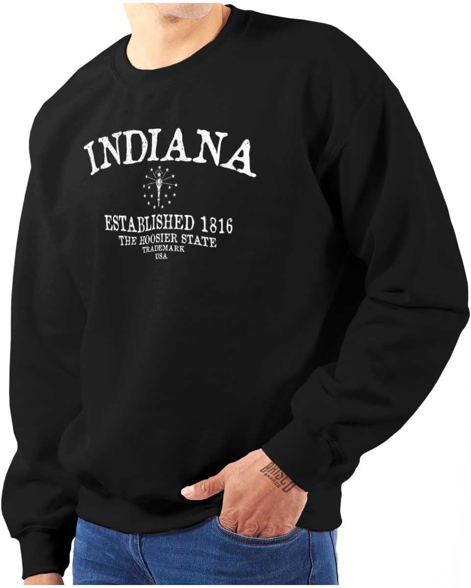 image:imageUSA State Vintage Established Date Sweatshirt for Men or WomenBlack
