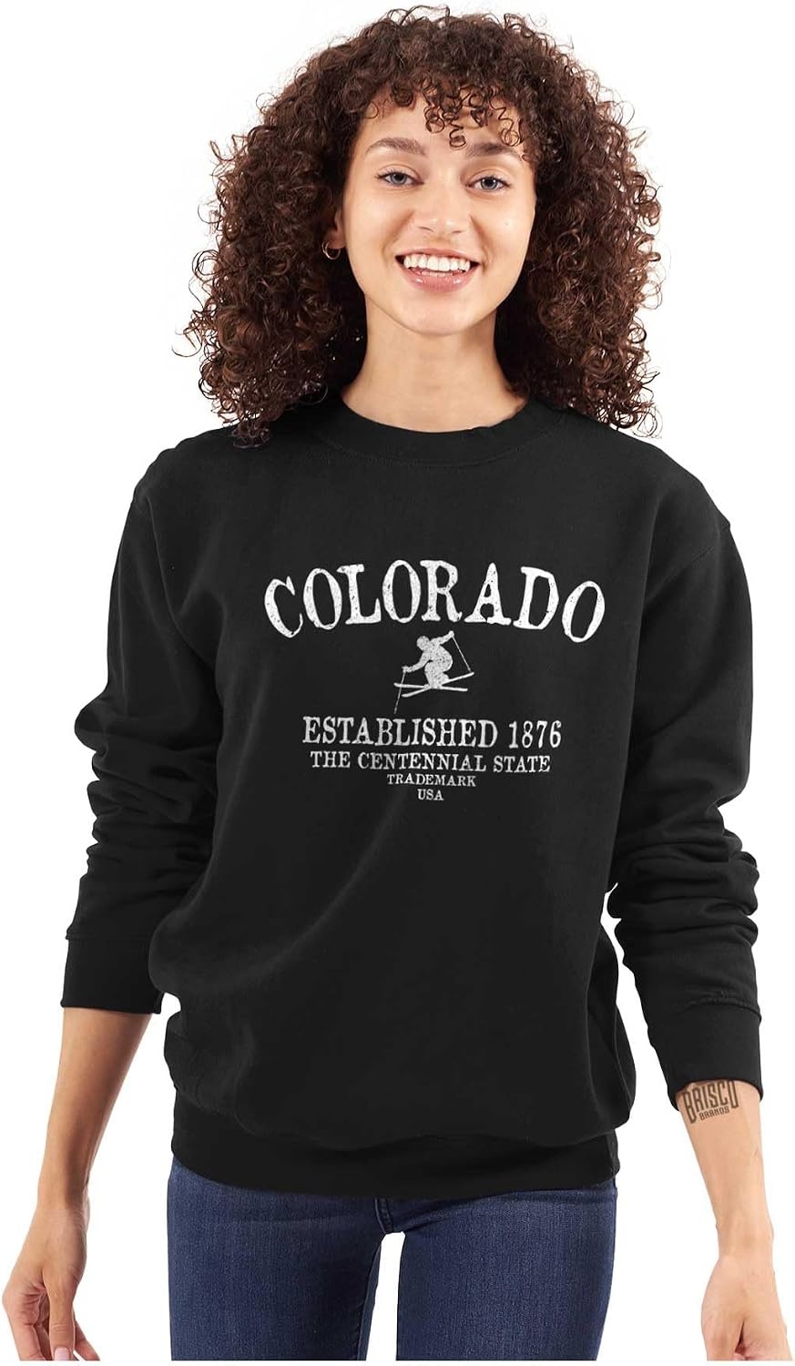 image:imageUSA State Vintage Established Date Sweatshirt for Men or WomenBlack