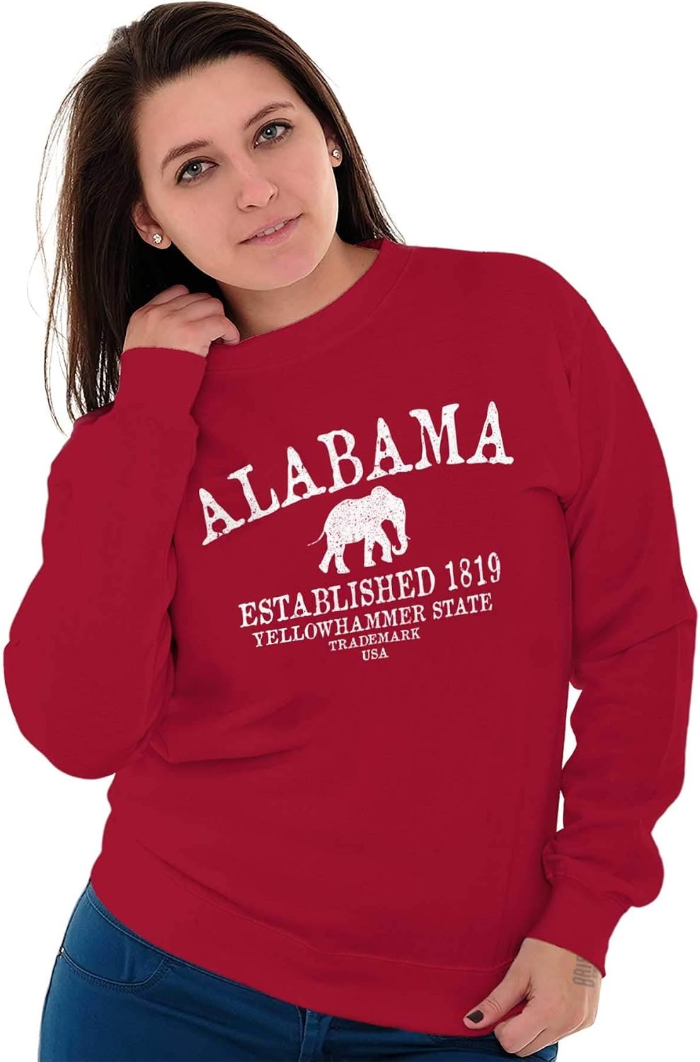 image:imageUSA State Vintage Established Date Sweatshirt for Men or WomenCardinal Red