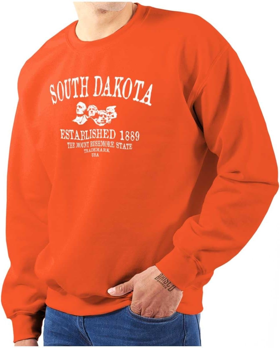 image:imageUSA State Vintage Established Date Sweatshirt for Men or WomenOrange