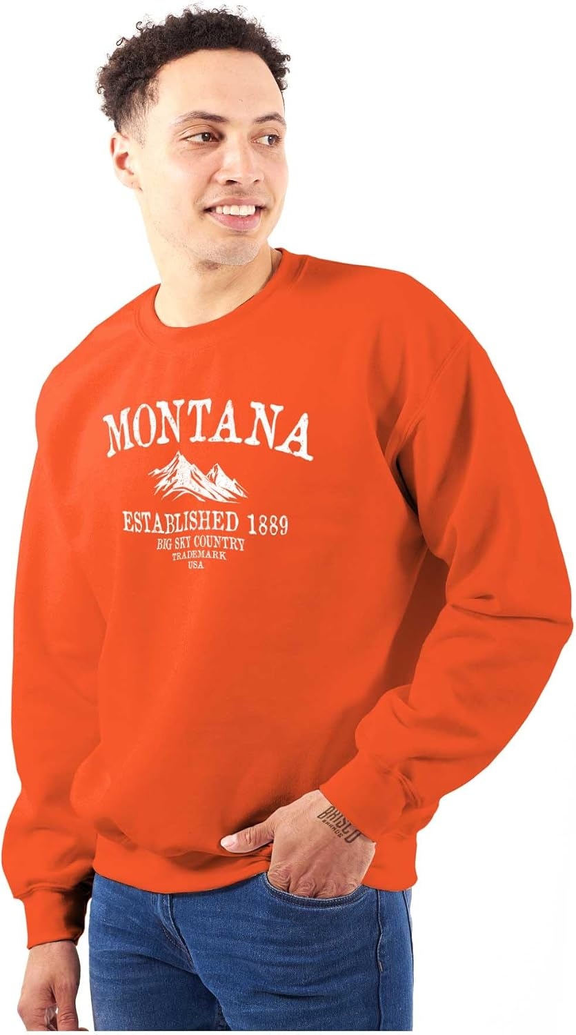 image:imageUSA State Vintage Established Date Sweatshirt for Men or WomenOrange