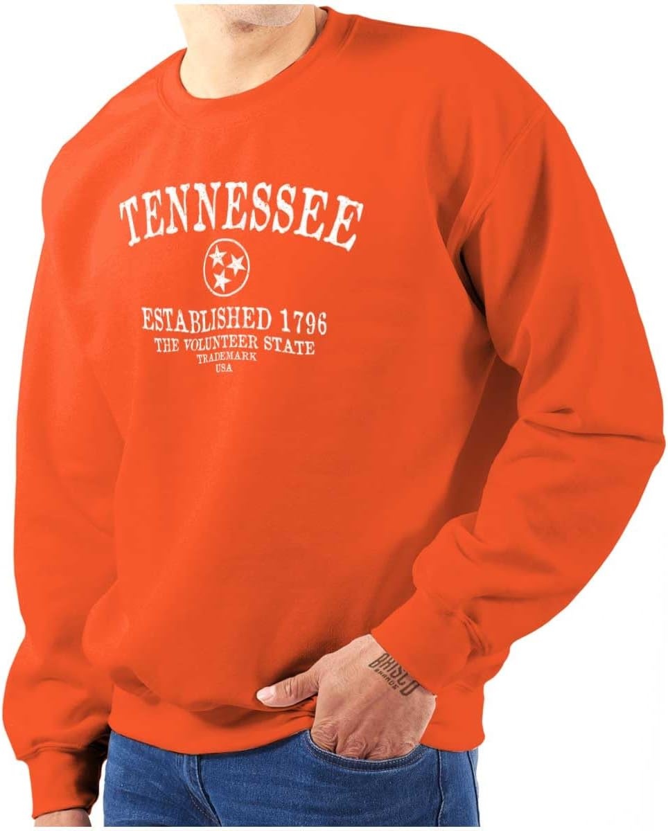 image:imageUSA State Vintage Established Date Sweatshirt for Men or WomenOrange