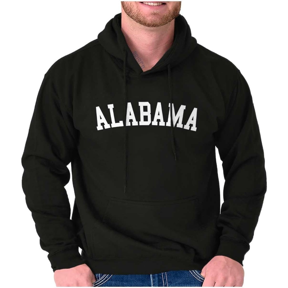 image:imageUSA State Simple Traditional Classic Hooded Sweatshirt Women MenBlack