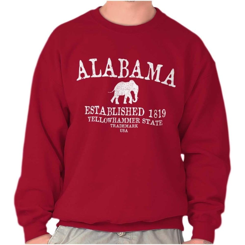 image:imageUSA State Vintage Established Date Sweatshirt for Men or WomenCardinal Red