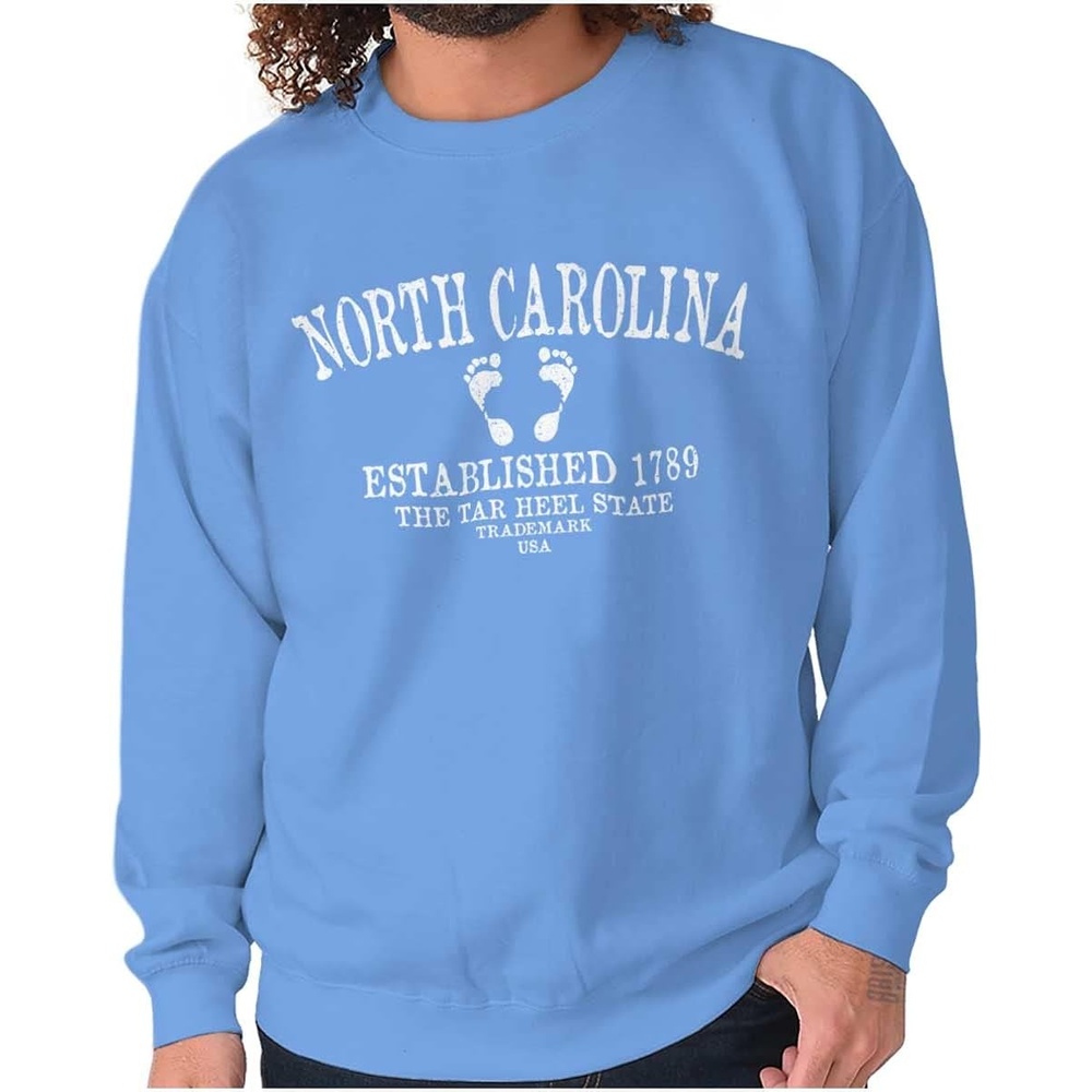 image:imageUSA State Vintage Established Date Sweatshirt for Men or WomenCarolina Blue