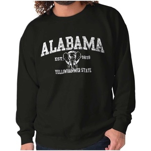 Classic Vintage American State Souvenir Sweatshirt for Men and Women(Black)