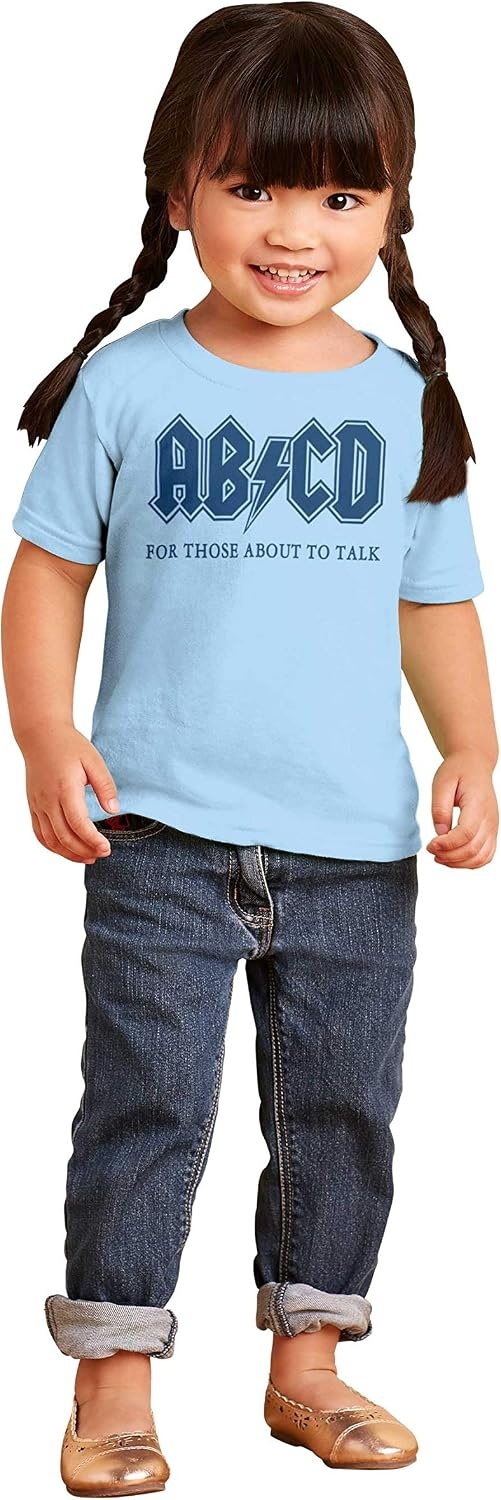 image:imageABCD Lightning Bolt Lil Rocker Music Toddler Boy Girl T ShirtLight Blue