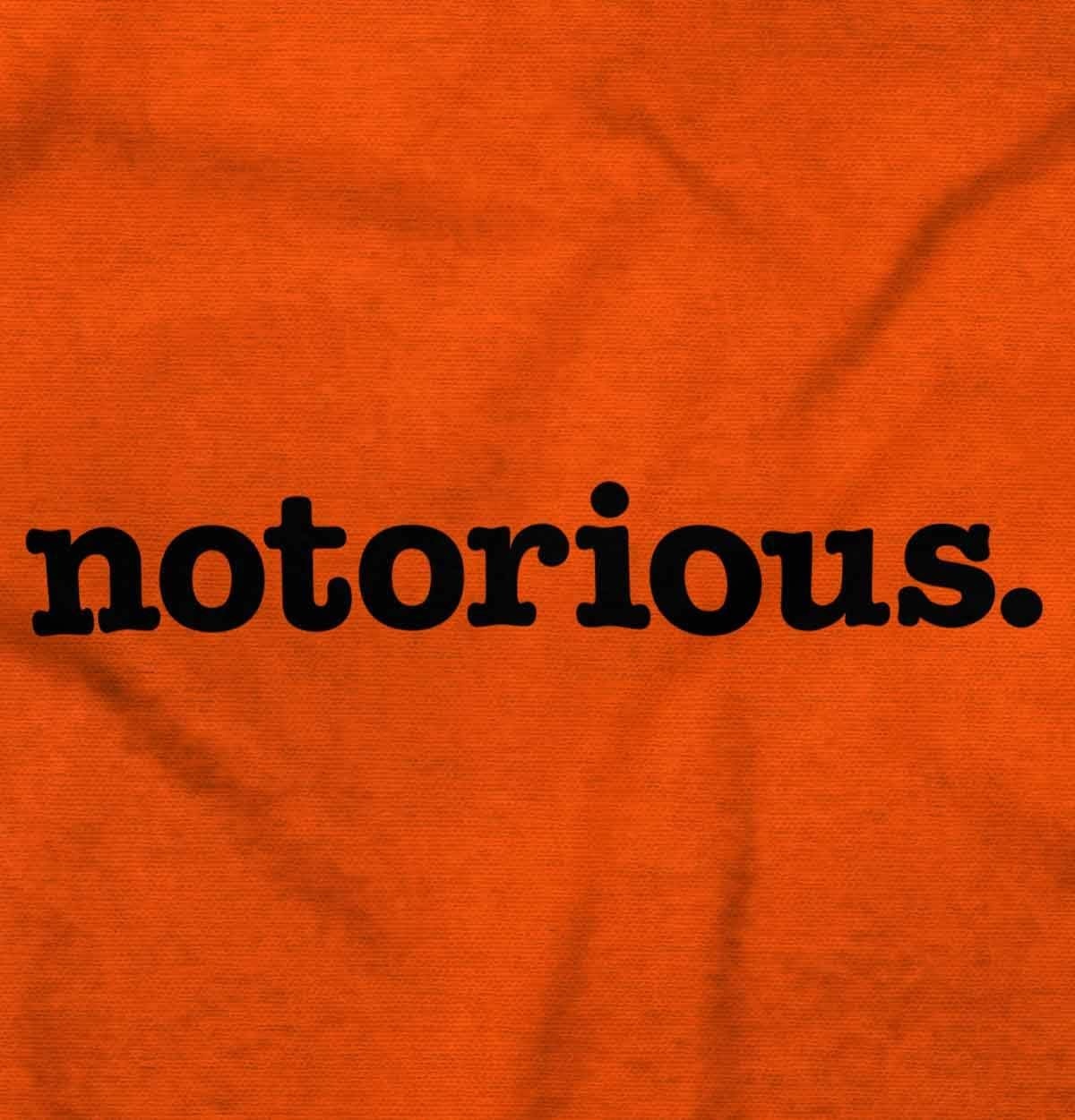 image:imageBrisco Brands Notorious Cool 1990s Throwback Toddler Boy Girl T ShirtOrange