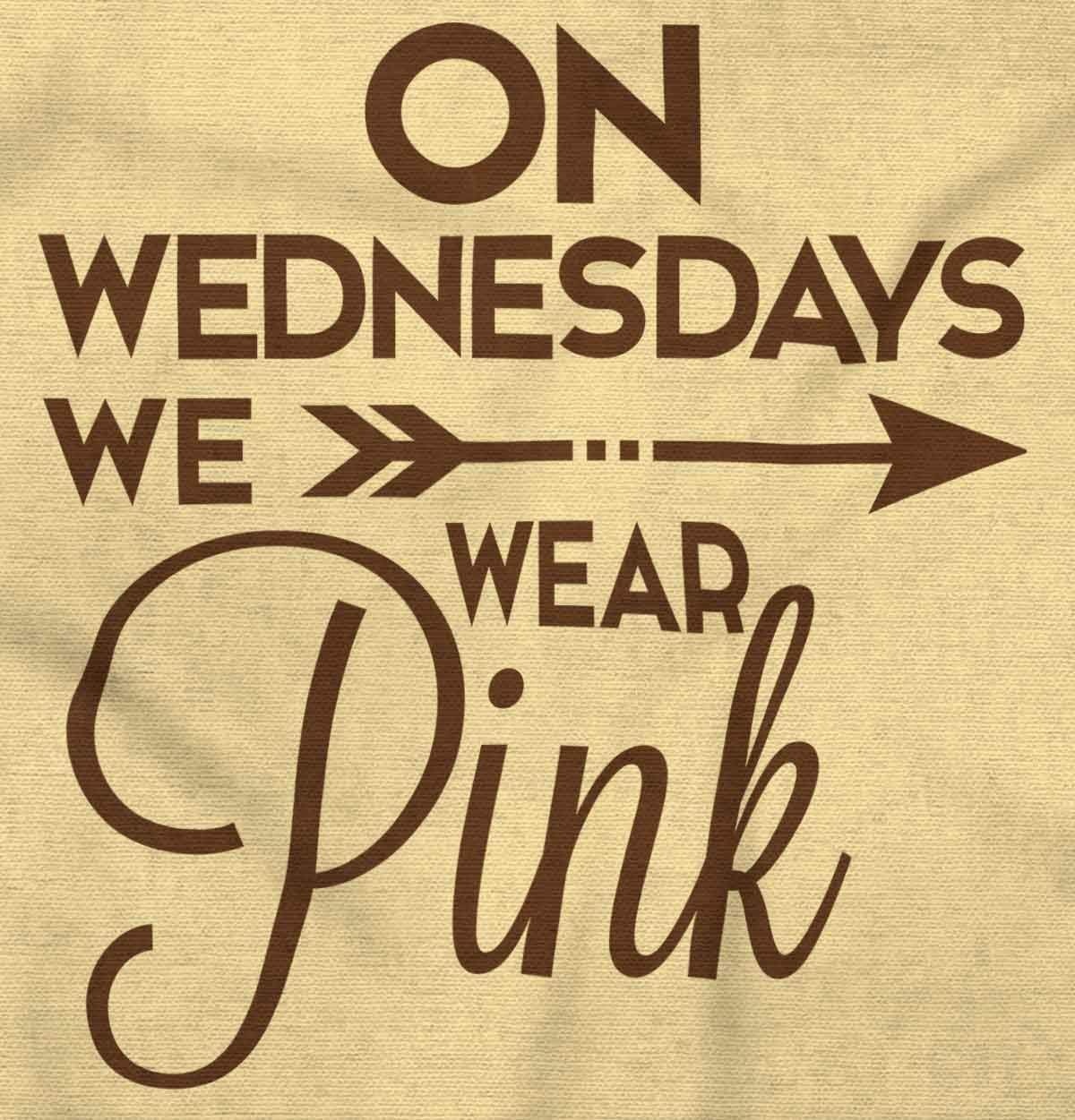 image:imageBrisco Brands On Wednesdays We Wear Pink Girly Baby Bodysuit Jumper GirlsBanana