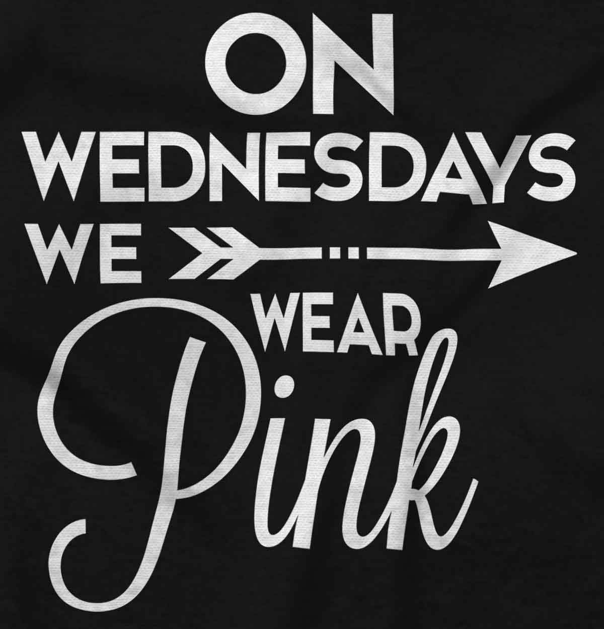 image:imageBrisco Brands On Wednesdays We Wear Pink Girly Baby Bodysuit Jumper GirlsBlack