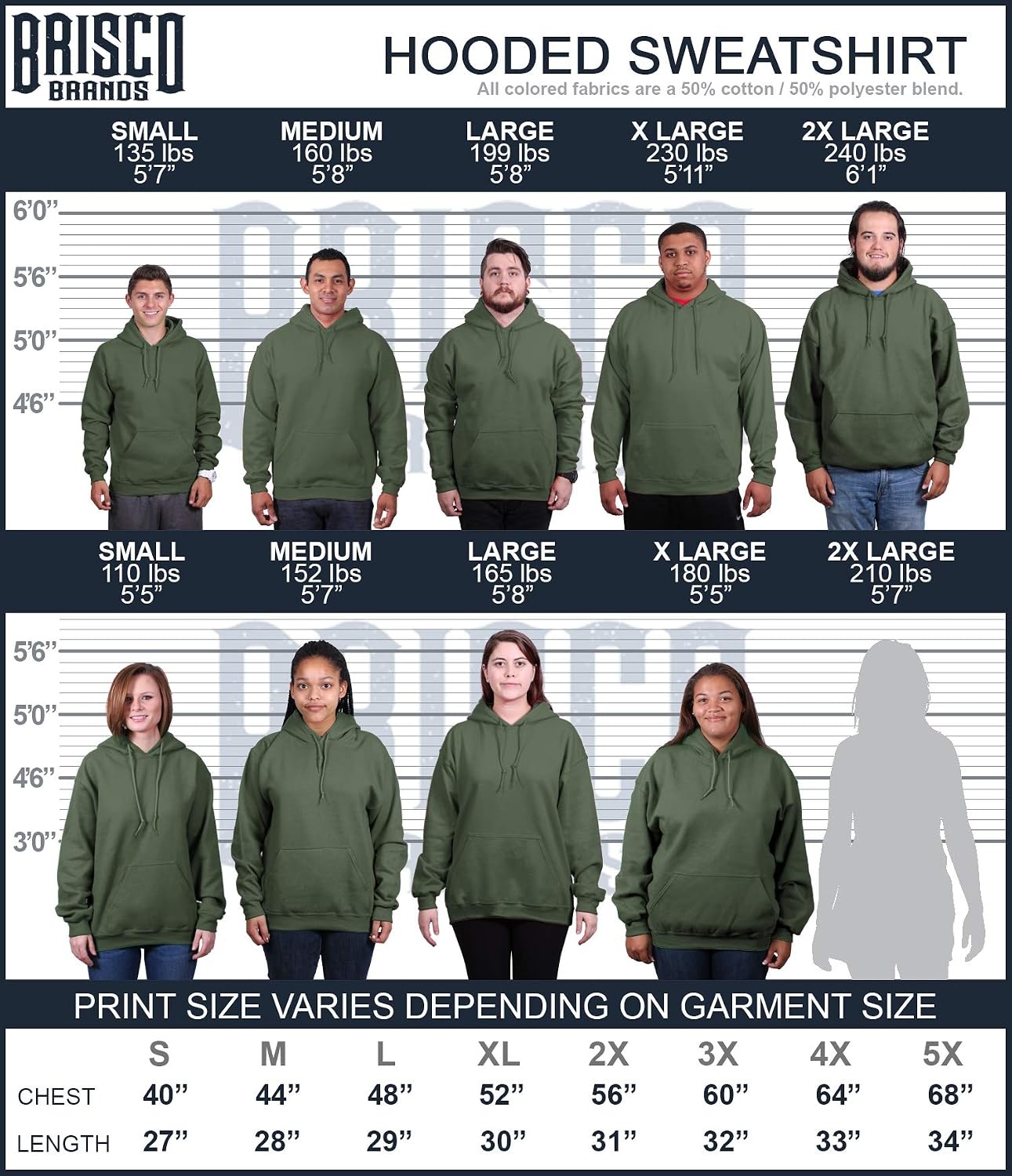 image:imageBrisco Brands Patriotic Gadsden Flag Snake Hoodie Sweatshirt Women MenMilitary Green