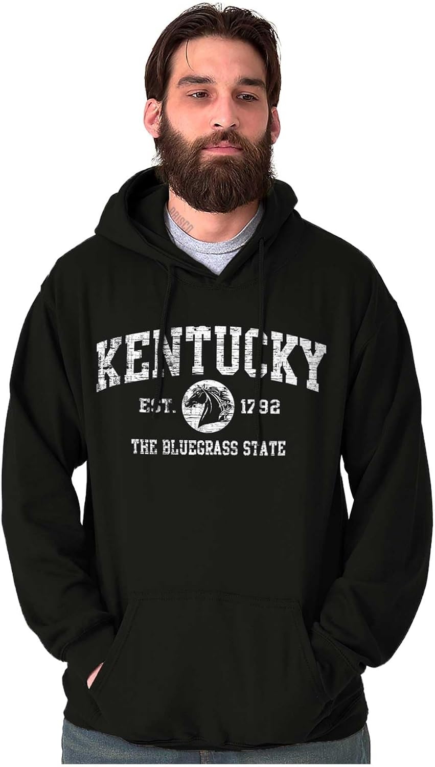 image:imageClassic Vintage American State Souvenir Hoodie Sweatshirt Women MenBlack
