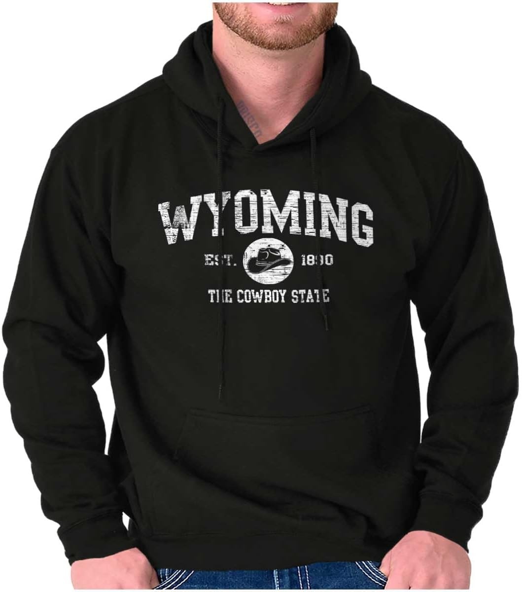 image:imageClassic Vintage American State Souvenir Hoodie Sweatshirt Women MenBlack