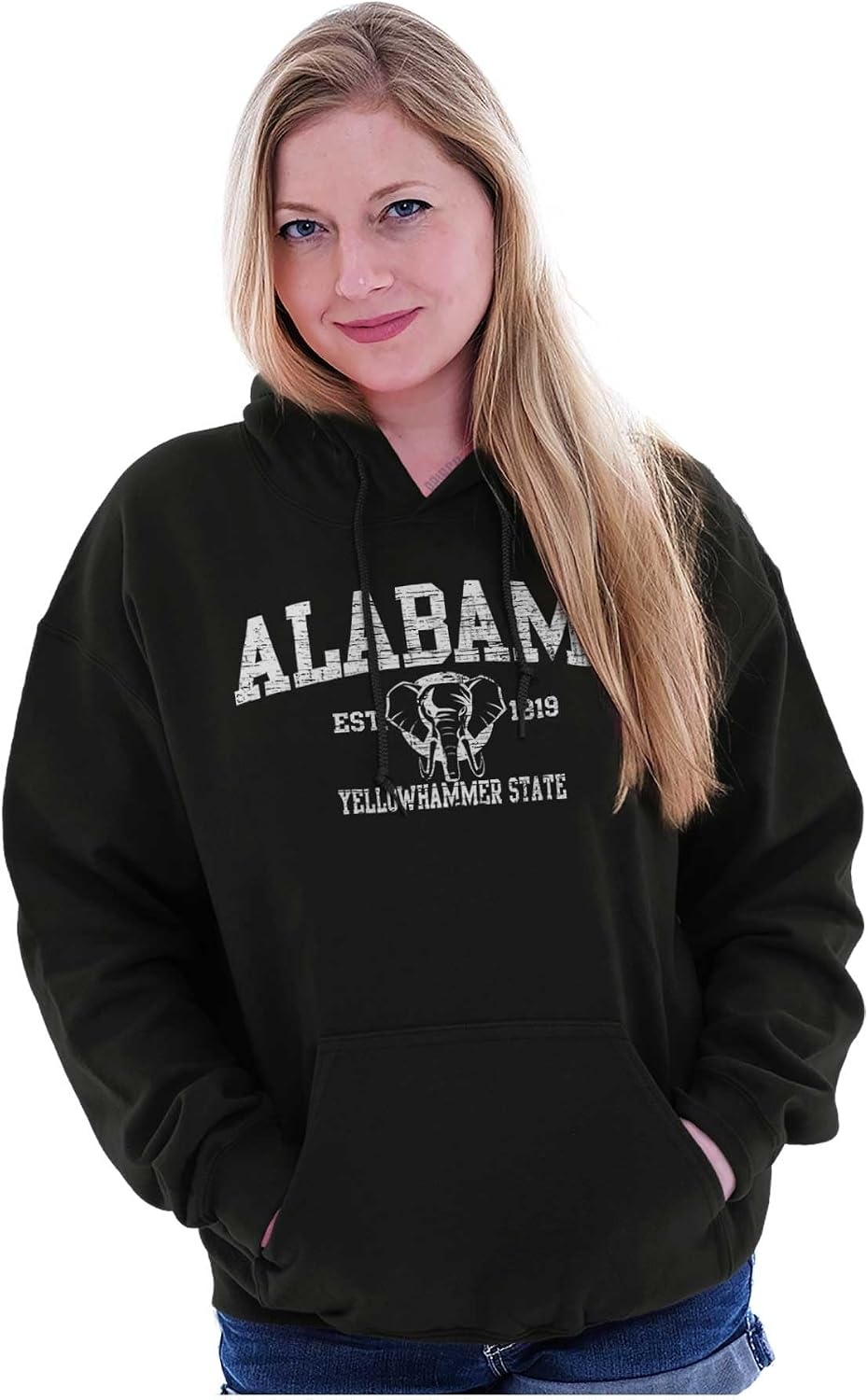 image:imageClassic Vintage American State Souvenir Hoodie Sweatshirt Women MenBlack