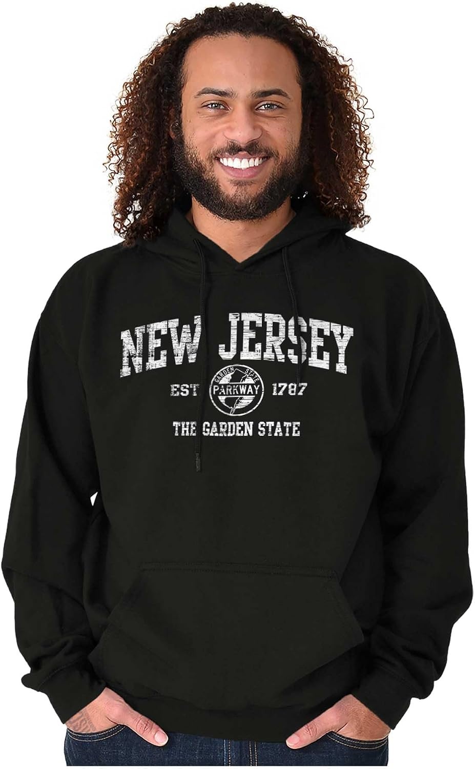 image:imageClassic Vintage American State Souvenir Hoodie Sweatshirt Women MenBlack