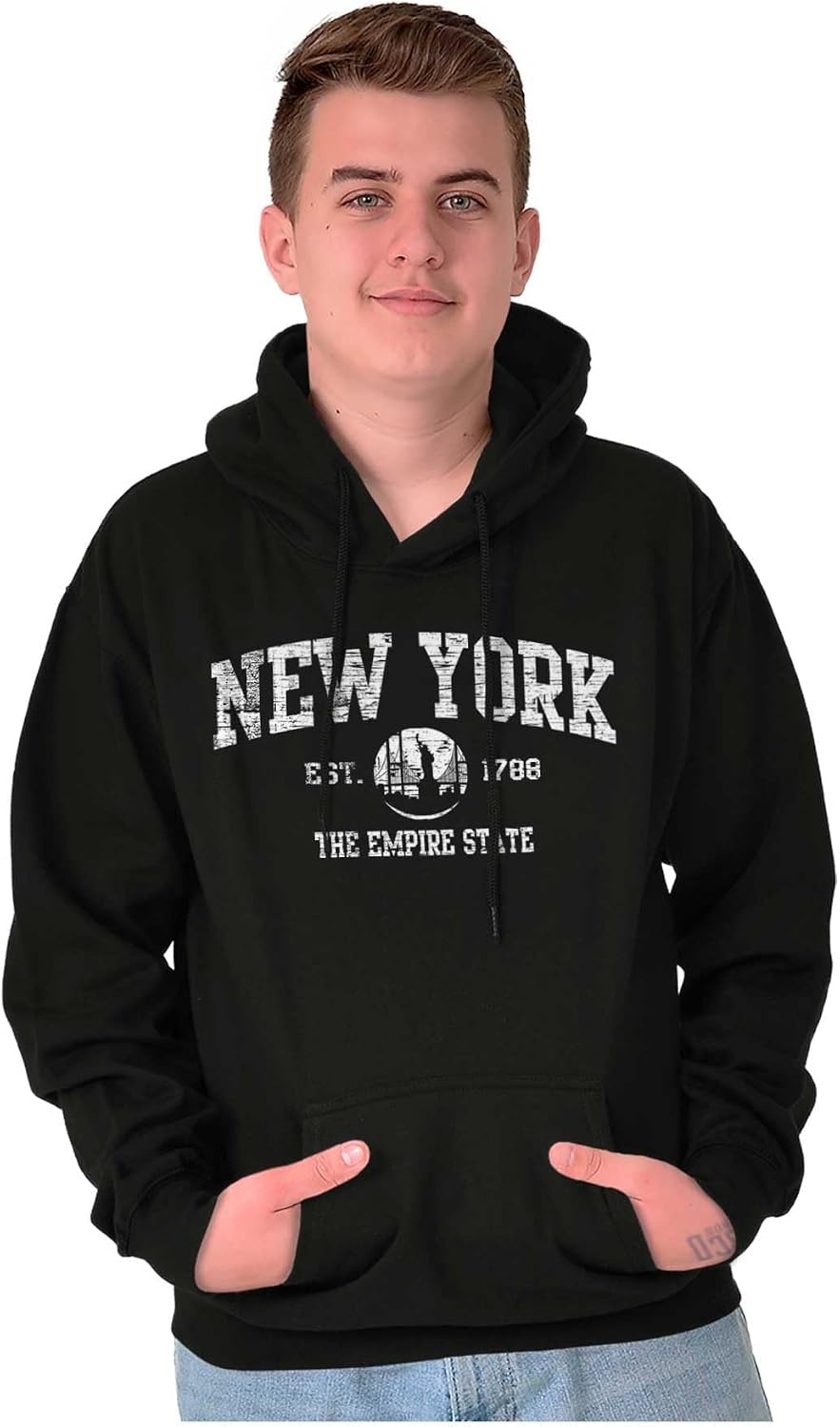 image:imageClassic Vintage American State Souvenir Hoodie Sweatshirt Women MenBlack