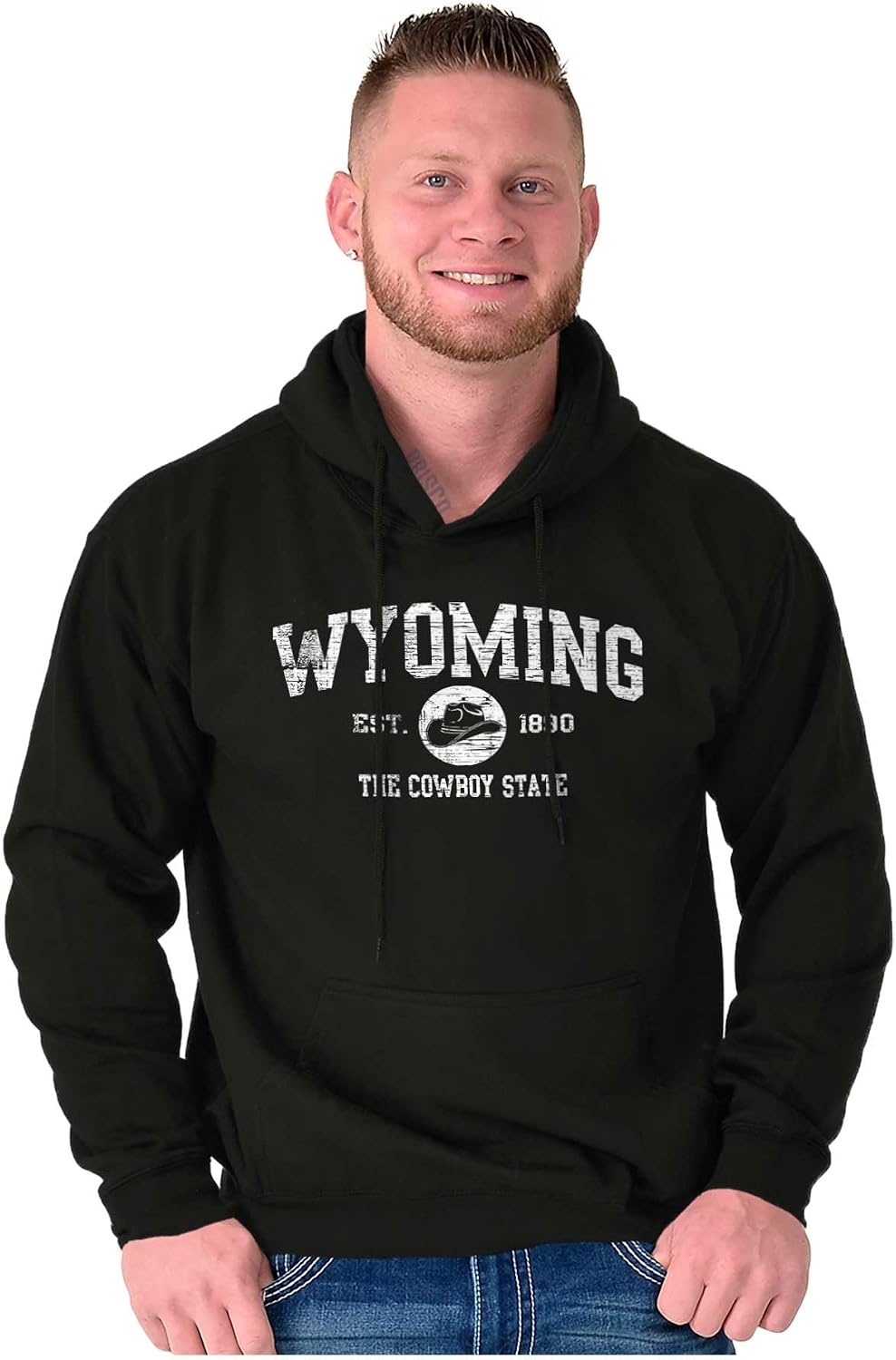 image:imageClassic Vintage American State Souvenir Hoodie Sweatshirt Women MenBlack