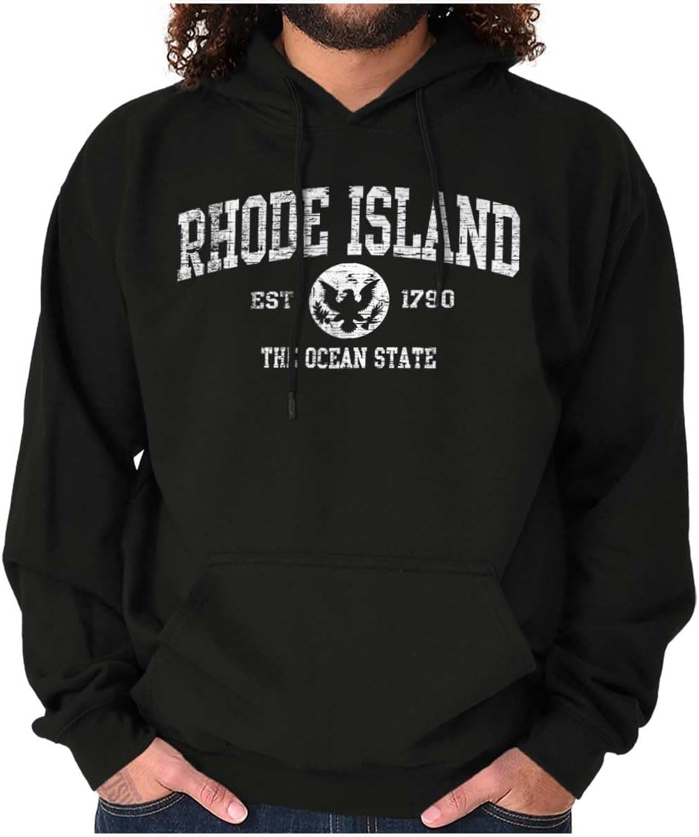 image:imageClassic Vintage American State Souvenir Hoodie Sweatshirt Women MenBlack