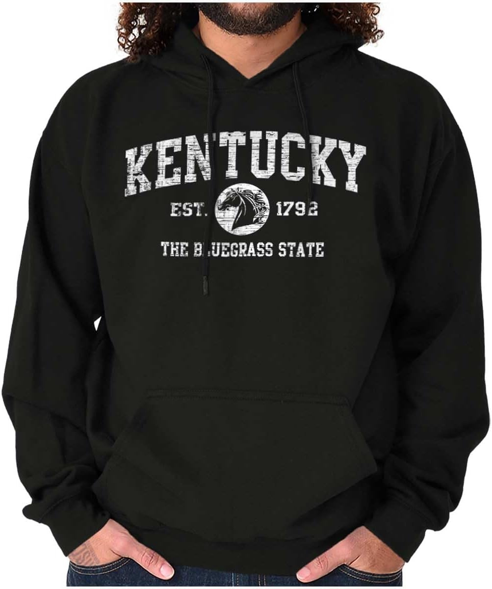 image:imageClassic Vintage American State Souvenir Hoodie Sweatshirt Women MenBlack
