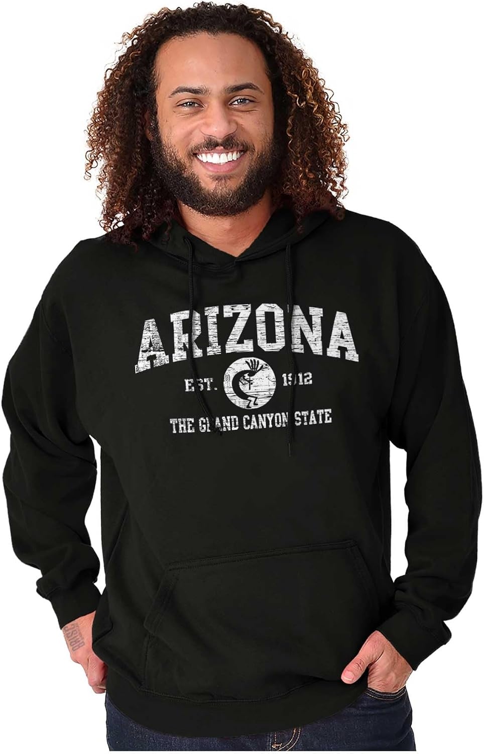 image:imageClassic Vintage American State Souvenir Hoodie Sweatshirt Women MenBlack