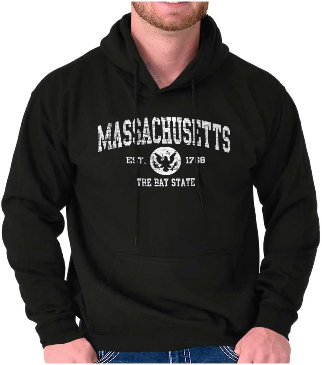 image:imageClassic Vintage American State Souvenir Hoodie Sweatshirt Women MenBlack