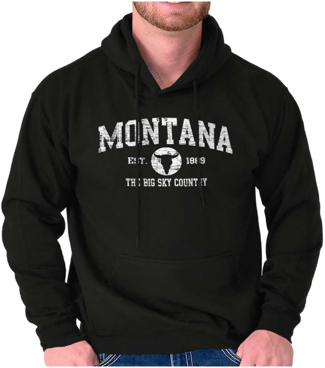 image:imageClassic Vintage American State Souvenir Hoodie Sweatshirt Women MenBlack
