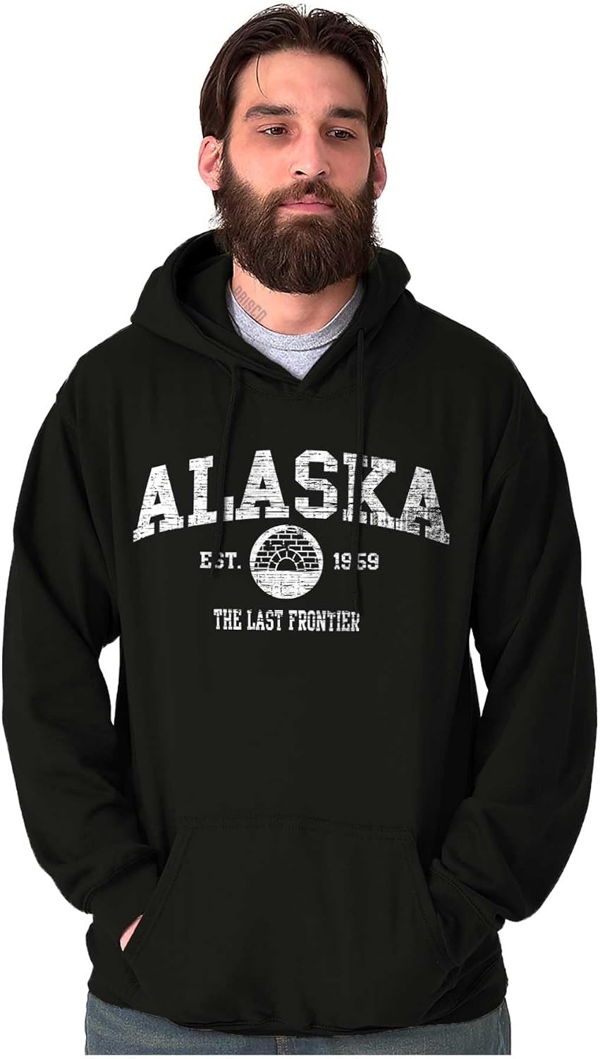 image:imageClassic Vintage American State Souvenir Hoodie Sweatshirt Women MenBlack