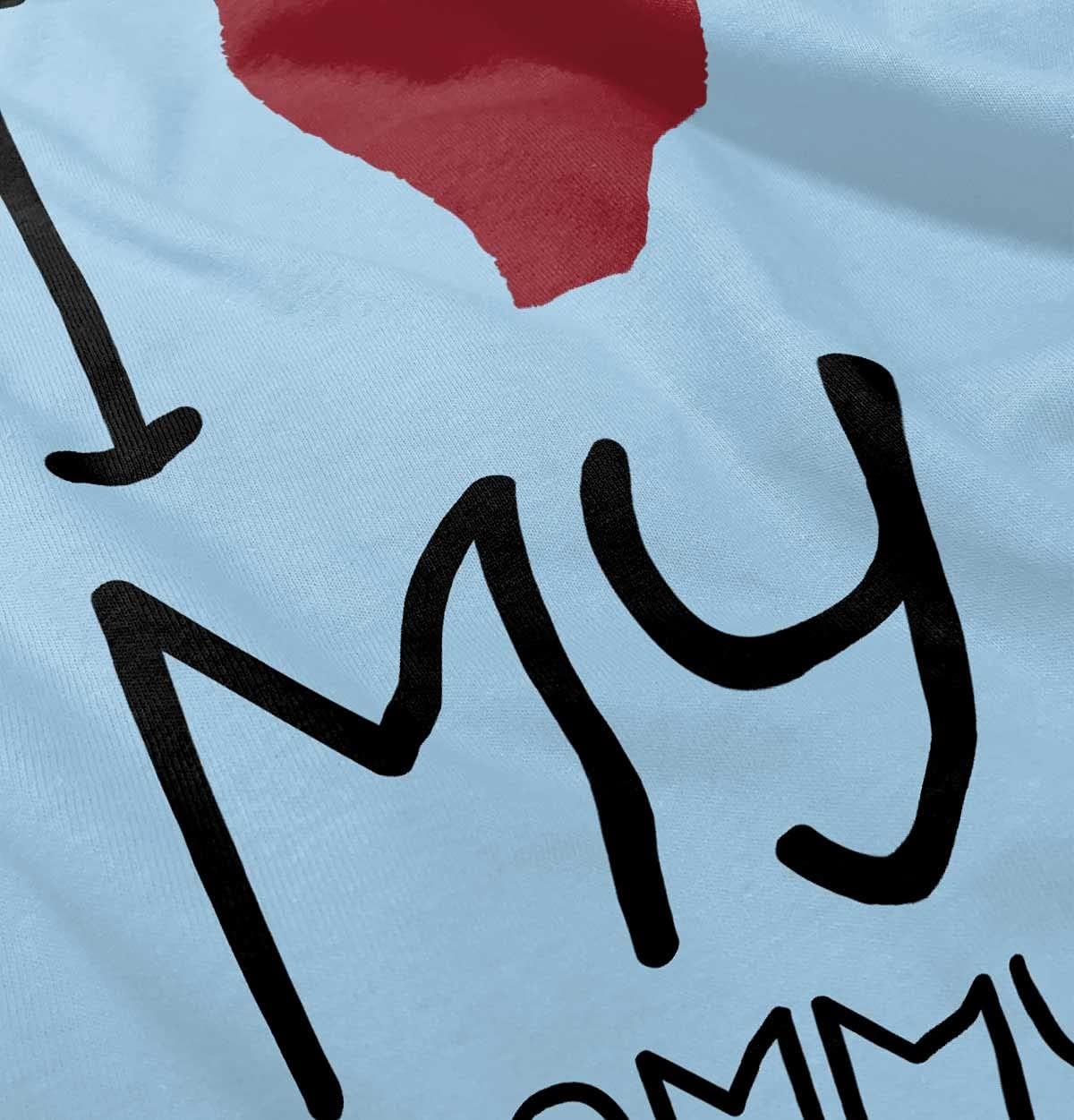 image:imageCute I Heart My Mommy Mom Love Toddler Boy Girl T ShirtLight Blue