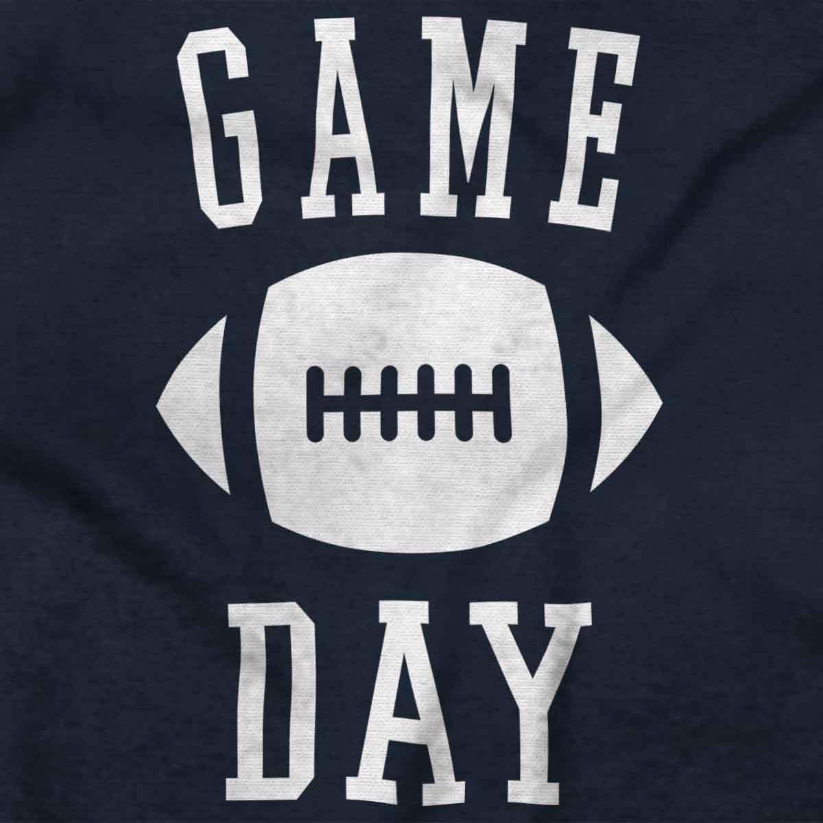 image:imageFootball Sunday Game Day Athletic Toddler Baby Graphic T ShirtNavy