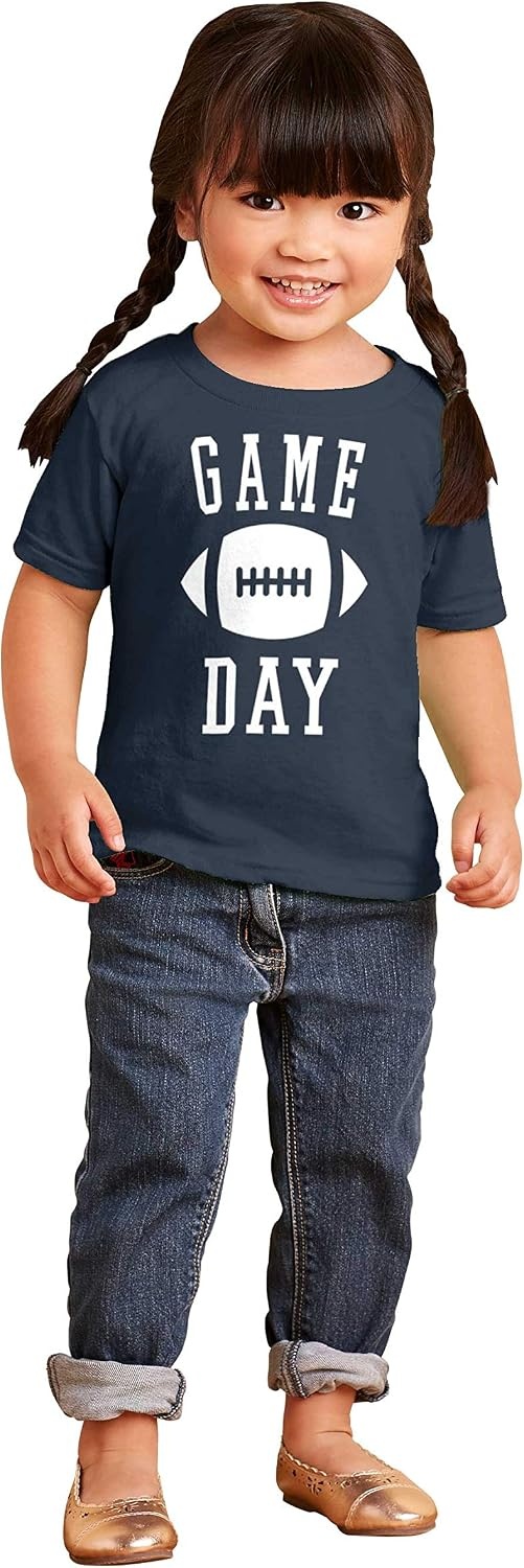 image:imageFootball Sunday Game Day Athletic Toddler Baby Graphic T ShirtNavy