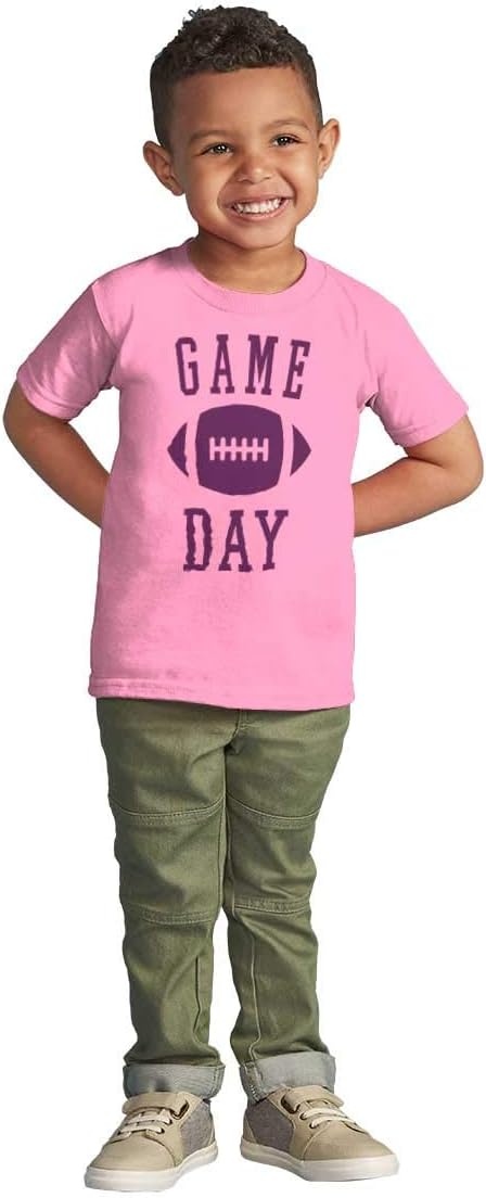 image:imageFootball Sunday Game Day Athletic Toddler Baby Graphic T ShirtPink