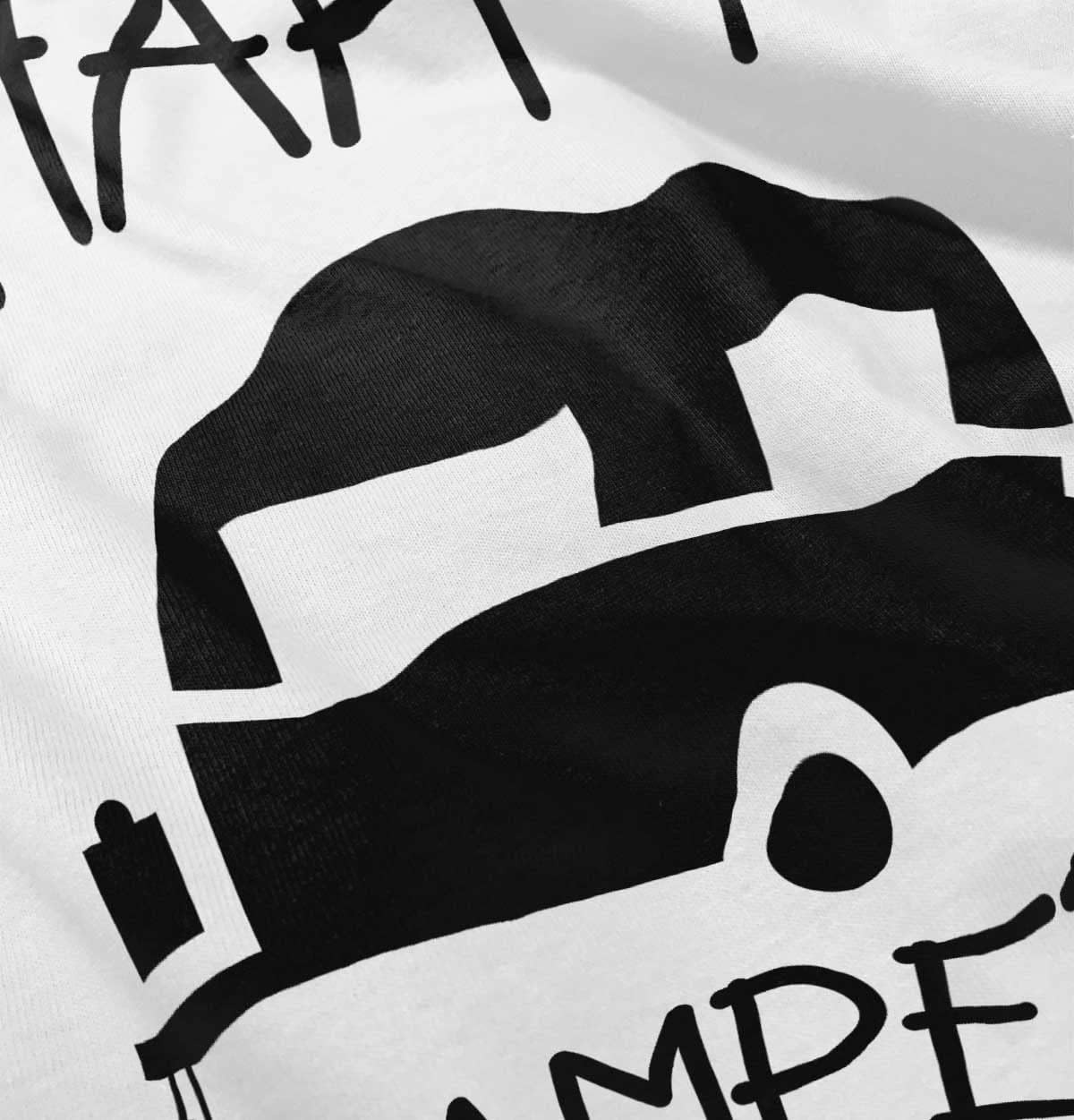 image:imageHappy Camper Outdoorsy Toddler Boy Girl T ShirtWhite
