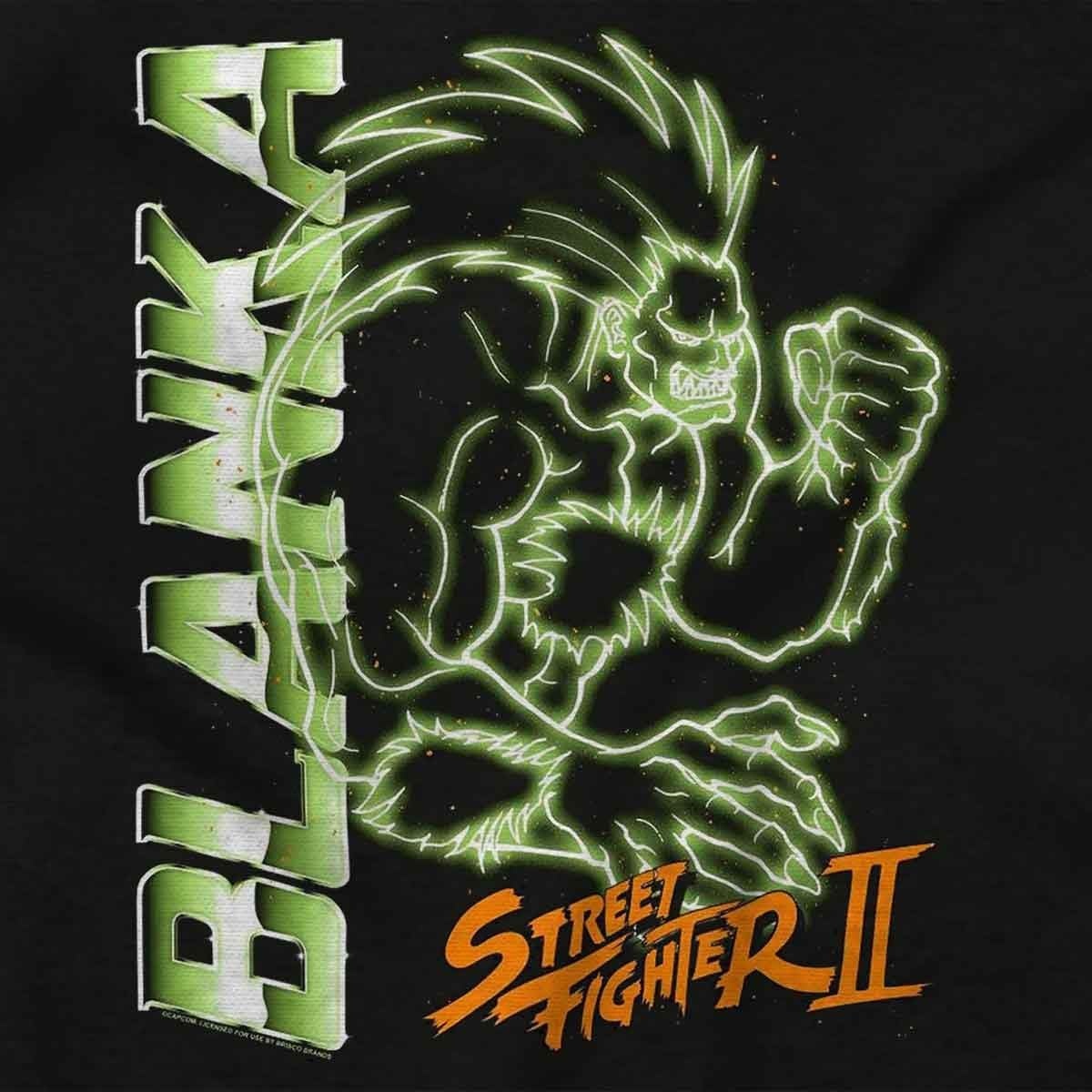 image:imageStreet Fighter II Neon Video Game Character Graphic T Shirt Men or WomenBlack Blanka