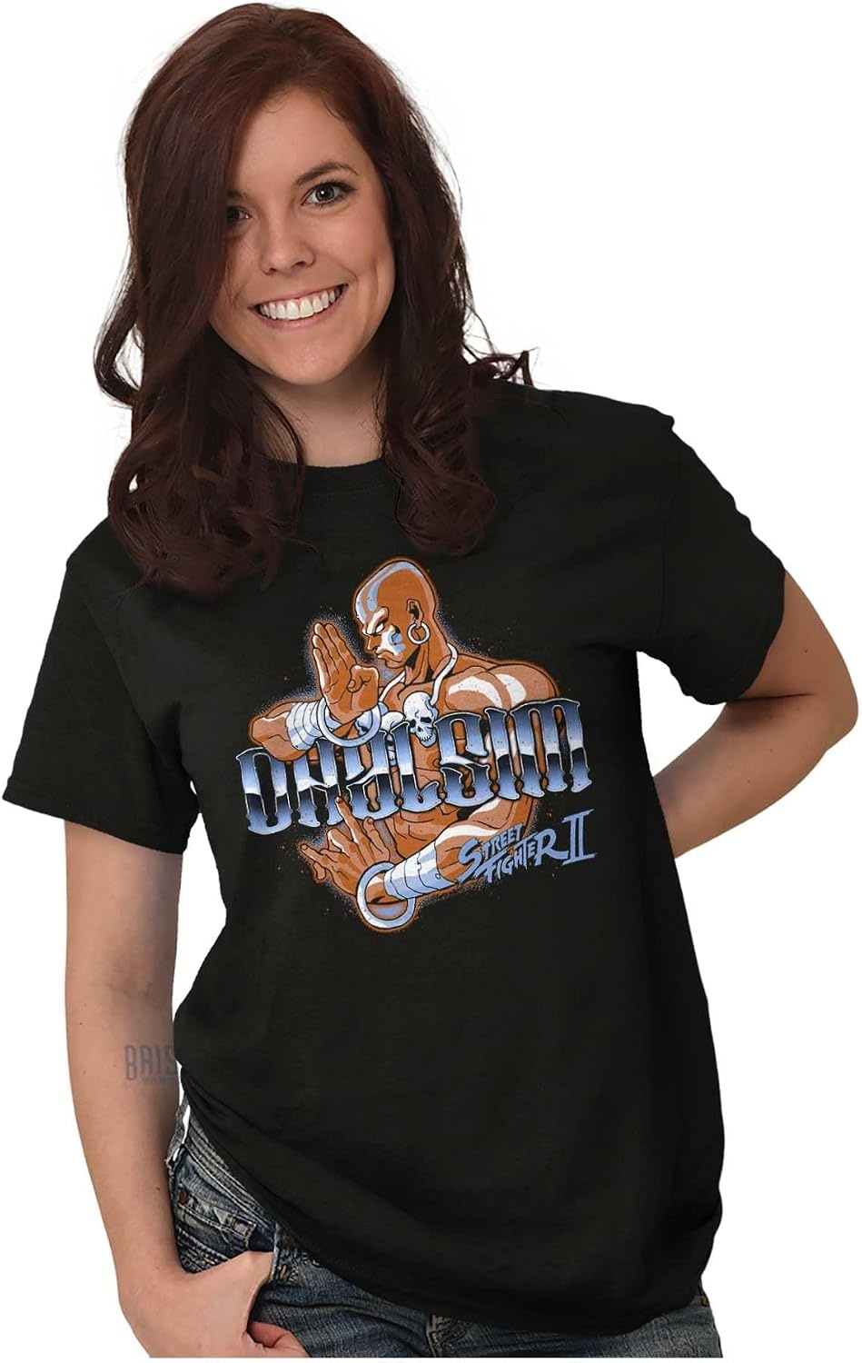 image:imageStreet Fighter II Neon Video Game Character Graphic T Shirt Men or WomenBlack Dhalsim