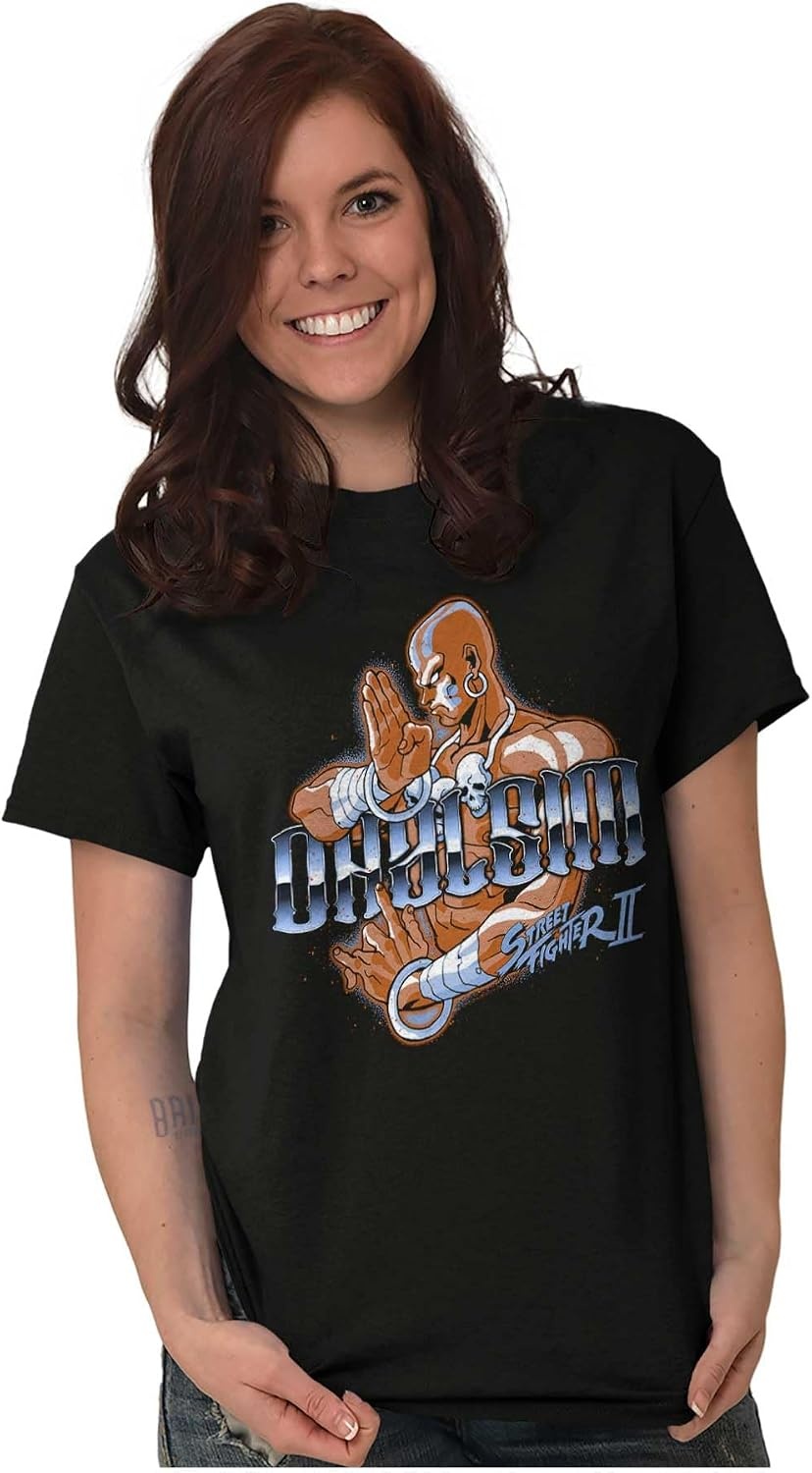 image:imageStreet Fighter II Neon Video Game Character Graphic T Shirt Men or WomenBlack Dhalsim