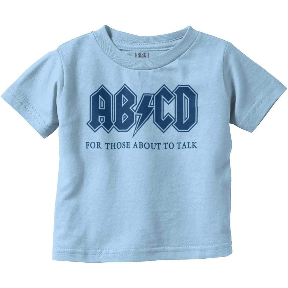 image:imageABCD Lightning Bolt Lil Rocker Music Toddler Boy Girl T ShirtLight Blue