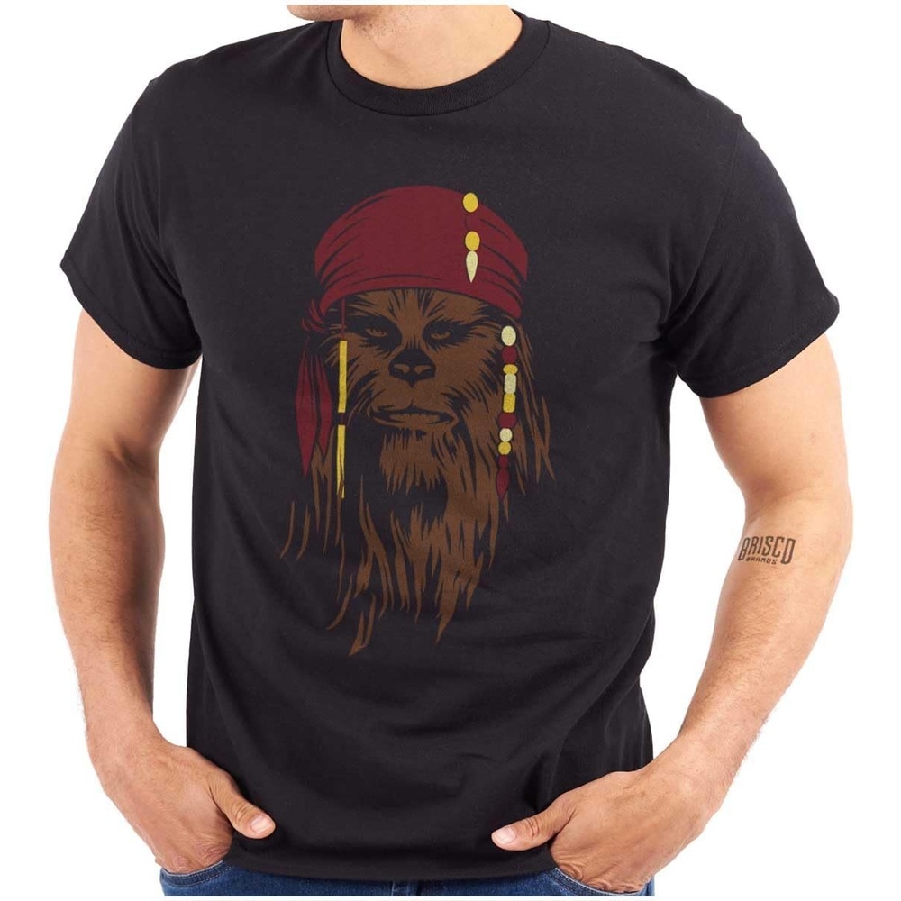 image:imageBrisco Brands Pirate Captain Humanoid Alien Vector Graphic T Shirt Men or WomenBlack