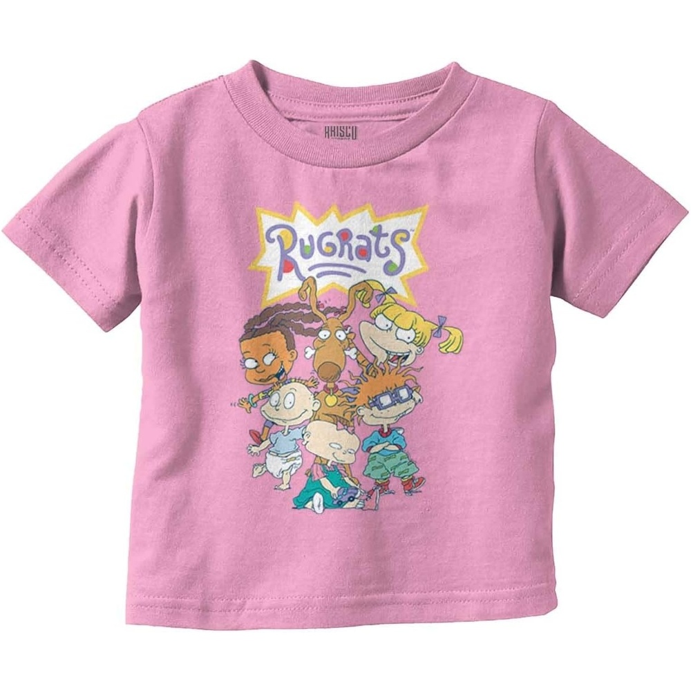 image:imageBrisco Brands Rugrats 90s Cartoon Characters Toddler Boy Girl T ShirtPink