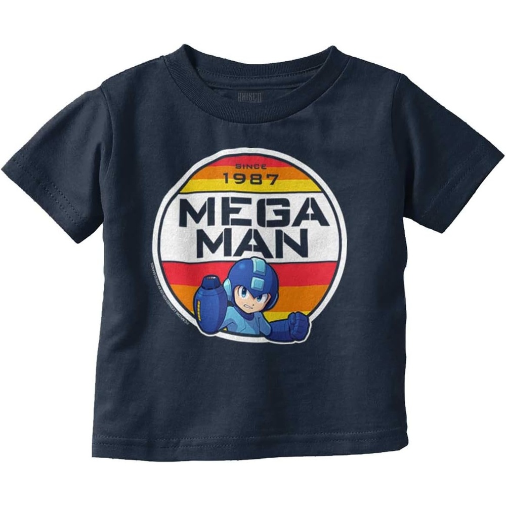 image:imageClassic Retro Video Game Mega Man Toddler Boy Girl T ShirtNavy