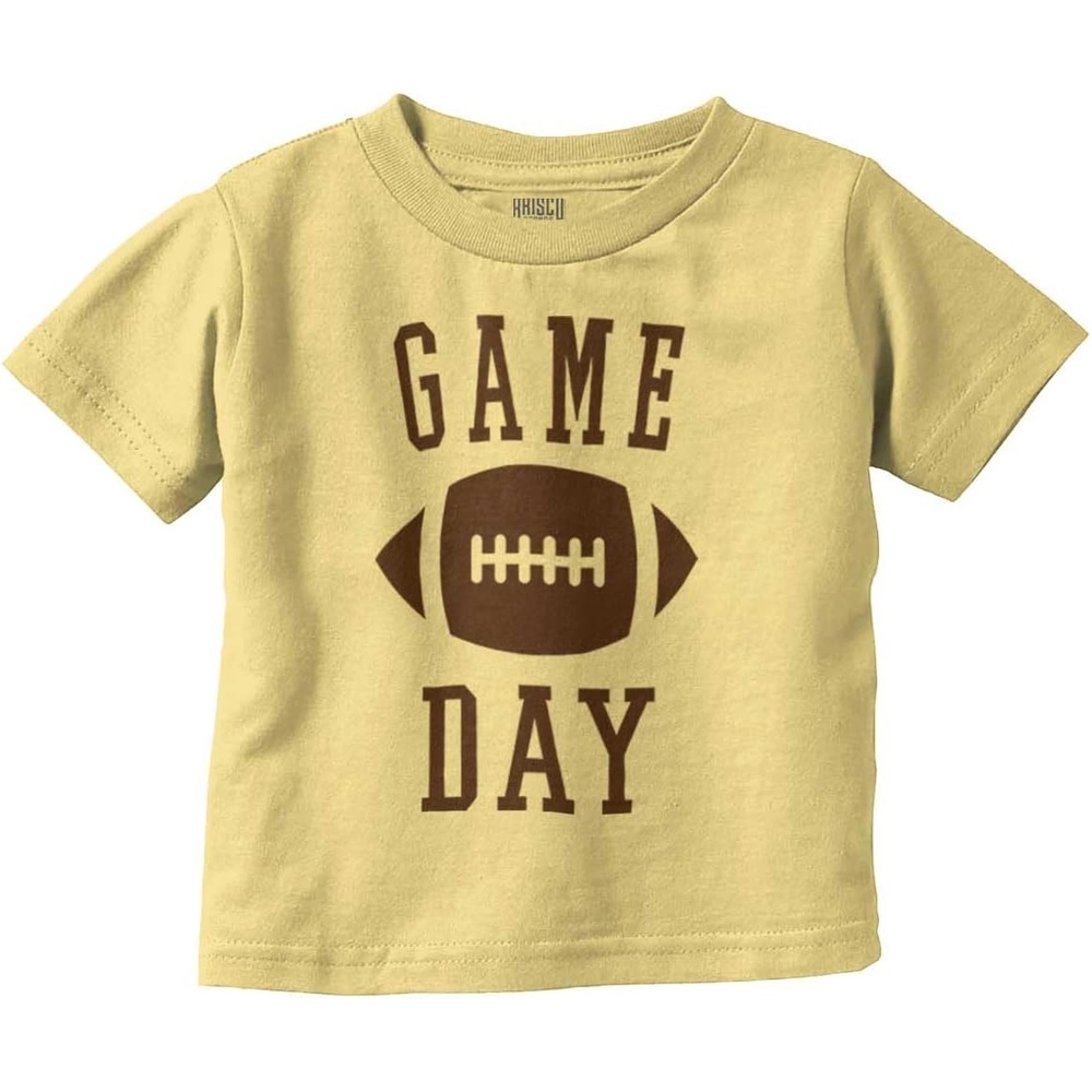 image:imageFootball Sunday Game Day Athletic Toddler Baby Graphic T ShirtButter
