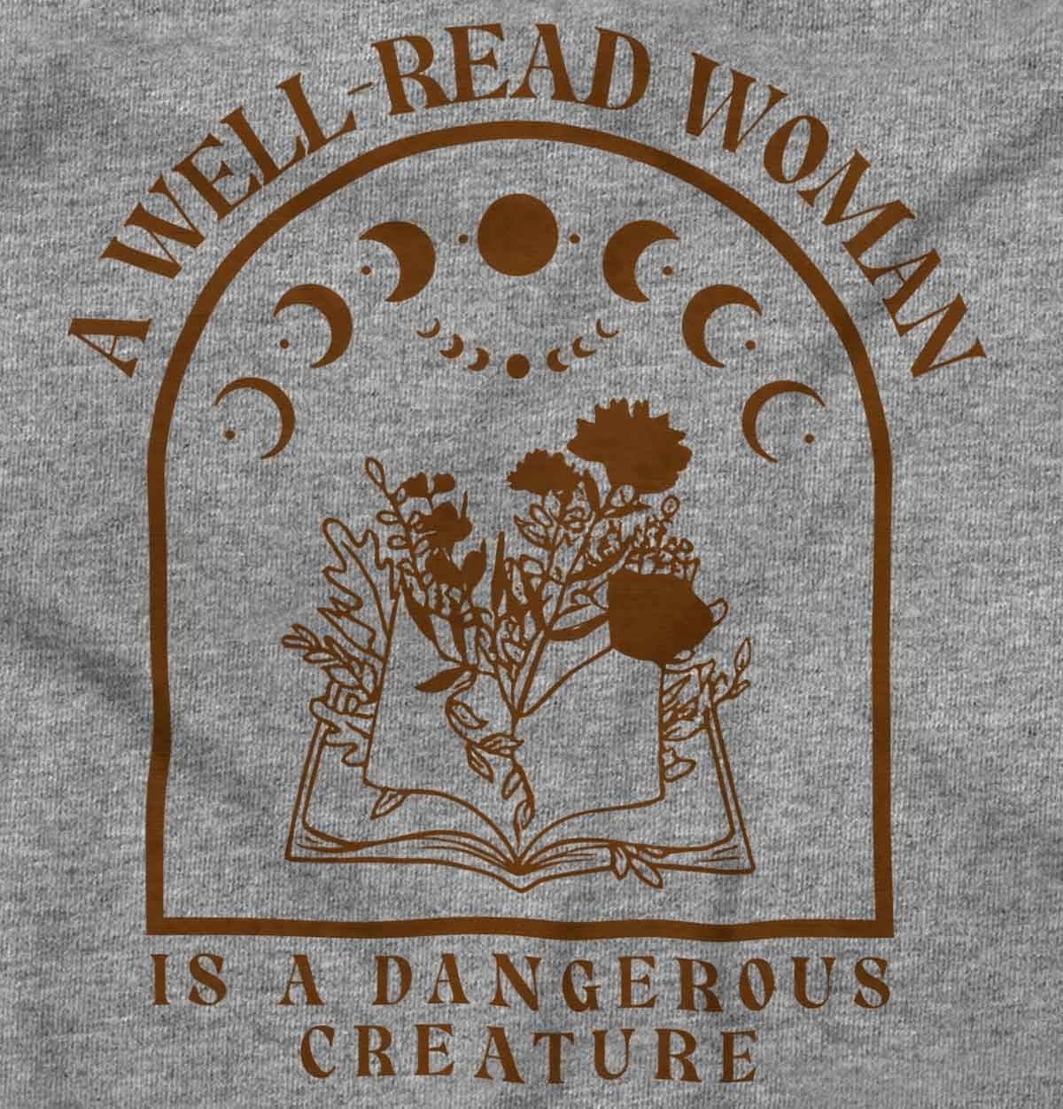 image:imageA Well Read Woman is Dangerous Girls Kids T Shirt Tees