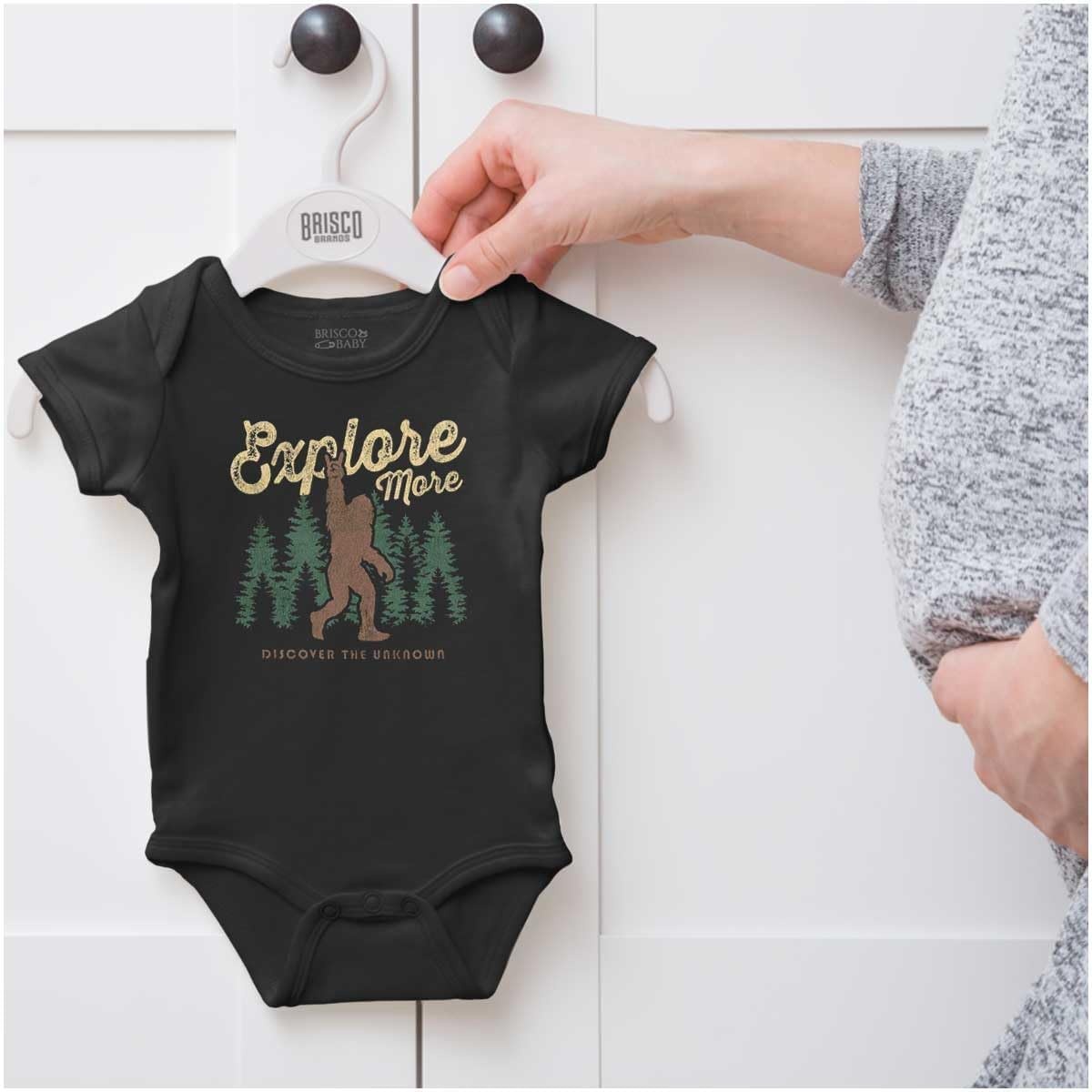 image:imageBigfoot Explore More Nature Outdoors Baby Romper Boys or GirlsBlack